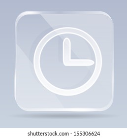 glass clock face icon