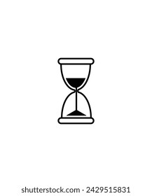 glass clock icon, vector best flat icon.
