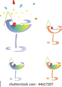 Glass of cocktail