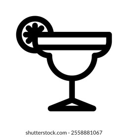 a glass of cocktail, beverage, drink, vector illustration