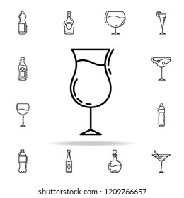 glass of cocktail dusk icon. Drinks & Beverages icons universal set for web and mobile