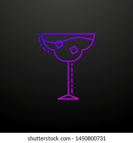 Glass of cocktail dusk nolan icon. Elements of drinks and beverages set. Simple icon for websites, web design, mobile app, info graphics