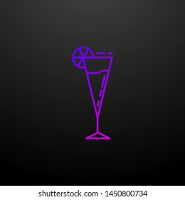 Glass of cocktail dusk nolan icon. Elements of drinks and beverages set. Simple icon for websites, web design, mobile app, info graphics