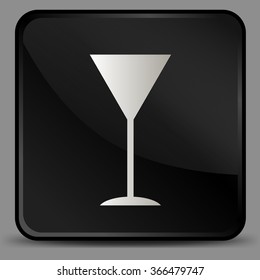 Glass of cocktail icon