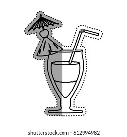 glass cocktail straw