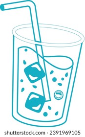 Ilustración Del Vector De Cócteles