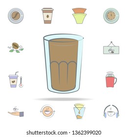 glass of coffee icon. coffee icons universal set for web and mobile