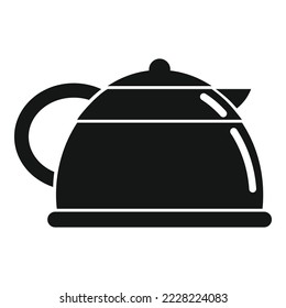 Glass coffee pot icon simple vector. Espresso cup. Morning food