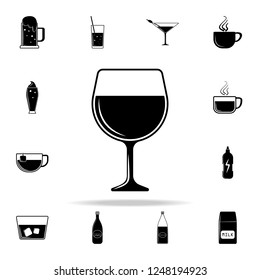 a glass of cognac icon. Drink icons universal set for web and mobile