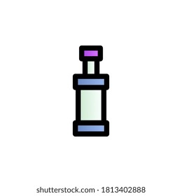 Glass color gradient vector icon