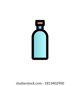 Glass color gradient vector icon