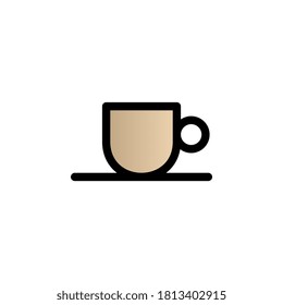 Glass color gradient vector icon