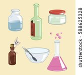 glass containers of various shapes