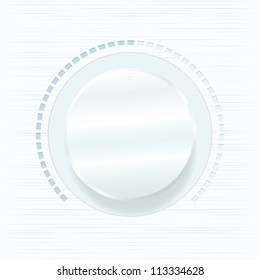 Glass control knob
