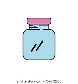 glass and crystal jar object to save