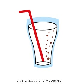 glass cup cola drink bubbles refresment liquid