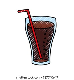 glass cup cola drink bubbles refresment liquid
