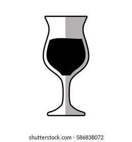 glass cup drink beverage vector illustration eps 10