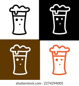 glass cup drink design vector illustration suitable for symbol, icon, business, event, drink