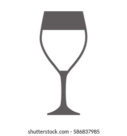 glass cup drink wine vector illustration eps 10