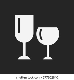 Glass cup icon