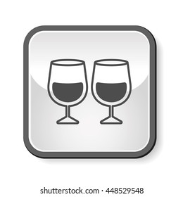 Glass cup icon