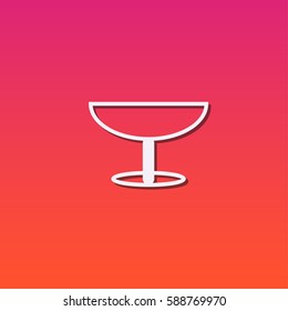 Glass cup icon