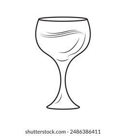 glass cup icon vector illustration design template