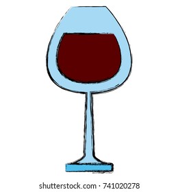 Glass cup isolated
