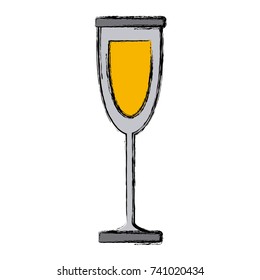 Glass cup isolated