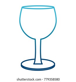 Glass cup isolated