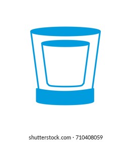 Glass cup symbol
