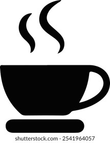 Glass cup of tea icon in simple style isolated vector illustration