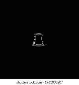 Glass of cup vector illustration design