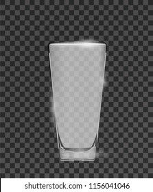 
Glass cup.A glass. A vector illustration.