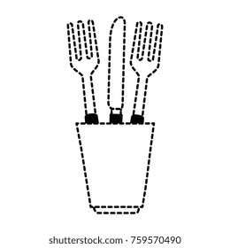 glass with cutlery icon