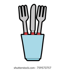 glass with cutlery icon