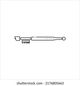 Glass Cutter Icon, Glass Cutting Tool Icon Vector Art Illustration