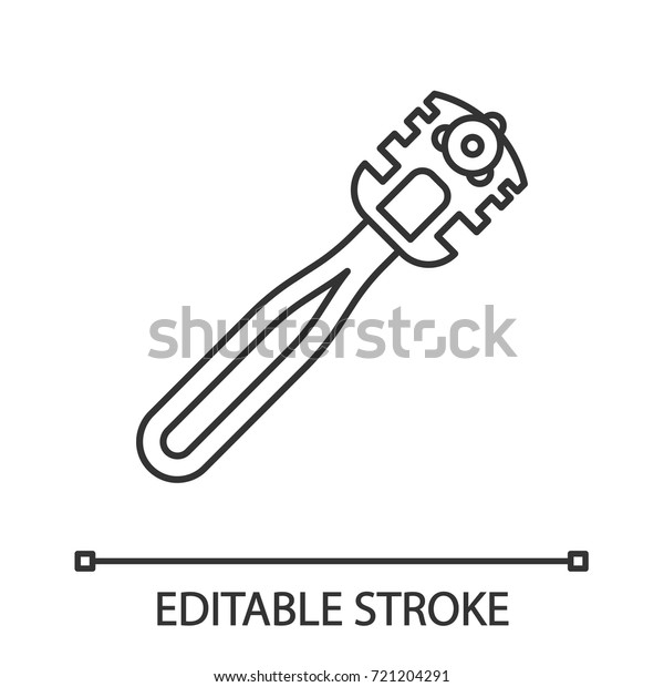 Glass Cutter Linear Icon Thin Line Stock Vector (Royalty Free) 721204291