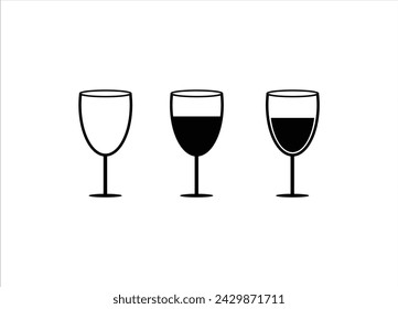 Glass design,glass icon  vector illustration,