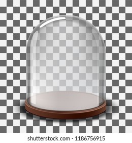 glass Dome transparent