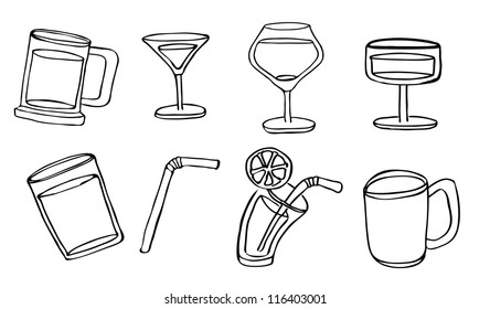 glass doodle set