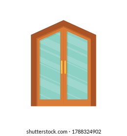 Vector de puerta de vidrio. espacio libre para texto. fondo de pantalla. de fondo.