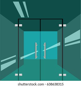 glass doors