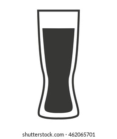 glass drink beverage silhouette icon vector illustration design