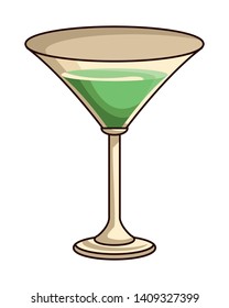 glass with drink icon cartoon vector illustration graphic design