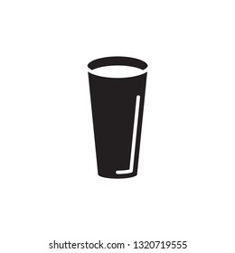 Glass drink icon design