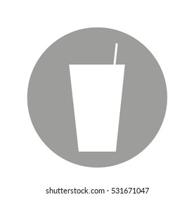 glass drink isolated icon vector illustration design