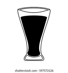 glass drink isolated icon vector illustration design