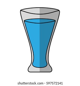 glass drink isolated icon vector illustration design